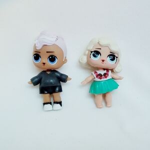 2 L.O.L. Surprise! Mini Dolls Limited Addition Tough Guy BFF Sweethearts Series